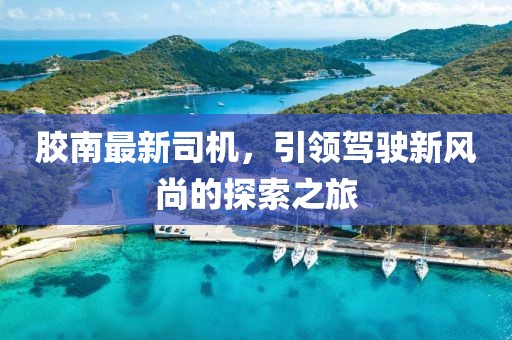 膠南最新司機，引領駕駛新風尚的探索之旅