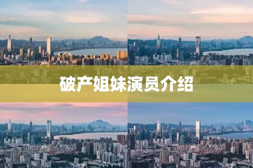 破產(chǎn)姐妹演員介紹