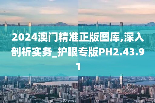2024澳門精準正版圖庫,深入剖析實務_護眼專版PH2.43.91
