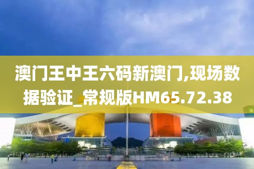 澳門王中王六碼新澳門,現場數據驗證_常規版HM65.72.38