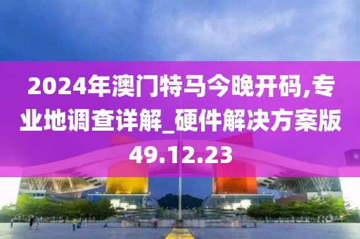 2024年澳門(mén)特馬今晚開(kāi)碼,專業(yè)地調(diào)查詳解_硬件解決方案版49.12.23