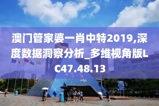 澳門管家婆一肖中特2019,深度數據洞察分析_多維視角版LC47.48.13