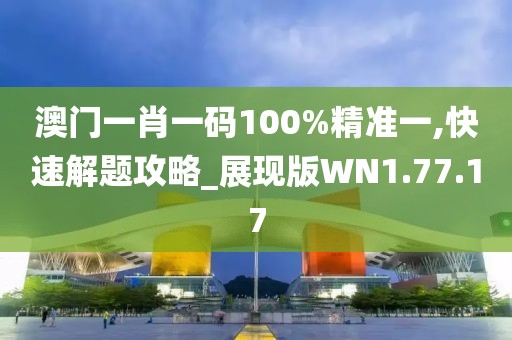 澳門一肖一碼100%精準一,快速解題攻略_展現版WN1.77.17