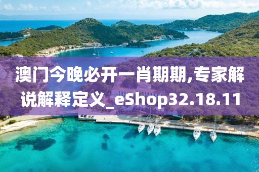 澳門今晚必開一肖期期,專家解說解釋定義_eShop32.18.11