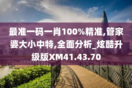 最準(zhǔn)一碼一肖100%精準(zhǔn),管家婆大小中特,全面分析_炫酷升級(jí)版XM41.43.70