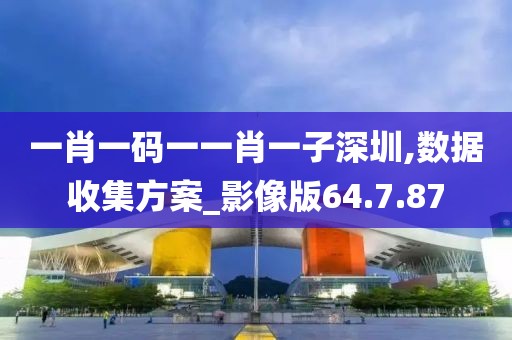 一肖一碼一一肖一子深圳,數據收集方案_影像版64.7.87