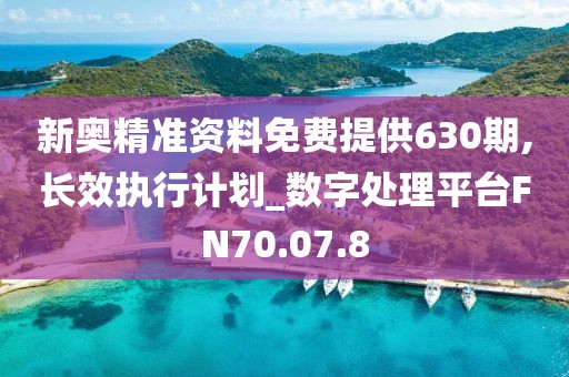 新奧精準資料免費提供630期,長效執行計劃_數字處理平臺FN70.07.8