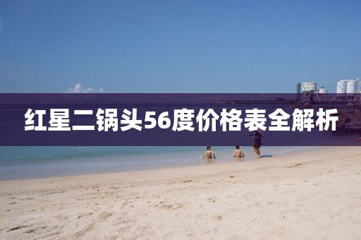 紅星二鍋頭56度價格表全解析