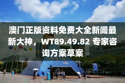 澳門正版資料免費大全新聞最新大神，WT89.49.82 專家咨詢方案草案