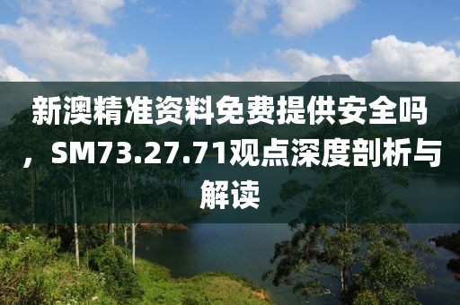 新澳精準資料免費提供安全嗎,SM73.27.71觀點深度剖析與解讀
