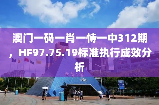澳門一碼一肖一恃一中312期，HF97.75.19標準執行成效分析