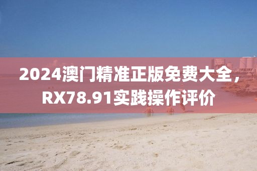 2024澳門精準正版免費大全，RX78.91實踐操作評價