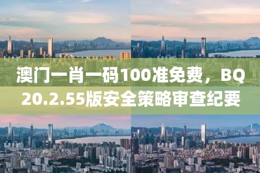 澳門一肖一碼100準免費，BQ20.2.55版安全策略審查紀要