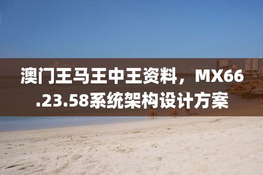 澳門王馬王中王資料，MX66.23.58系統架構設計方案