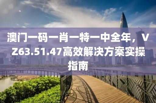 澳門一碼一肖一特一中全年，VZ63.51.47高效解決方案實(shí)操指南