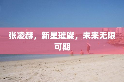 張凌赫，新星璀璨，未來(lái)無(wú)限可期