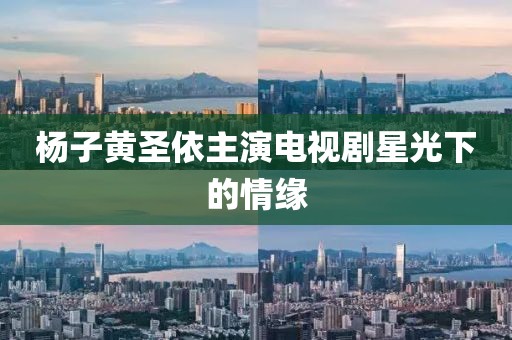 楊子黃圣依主演電視劇星光下的情緣