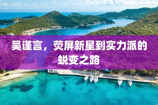 吳謹言，熒屏新星到實力派的蛻變之路