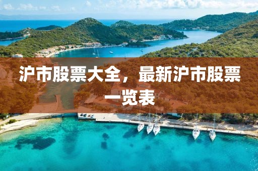 滬市股票大全，最新滬市股票一覽表