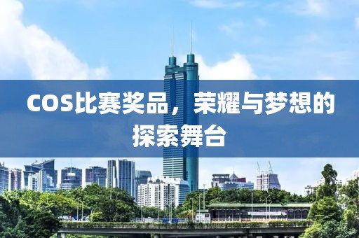 COS比賽獎品,榮耀與夢想的探索舞臺