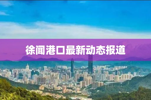 徐聞港口最新動態(tài)報道