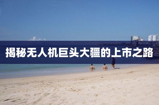 揭秘無人機巨頭大疆的上市之路