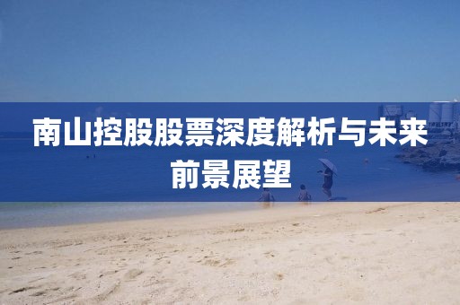 南山控股股票深度解析與未來前景展望