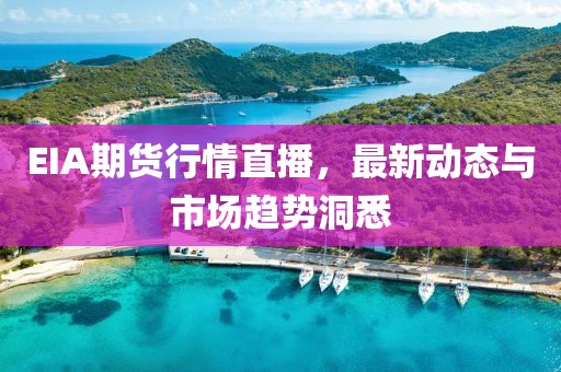 EIA期貨行情直播，最新動態與市場趨勢洞悉