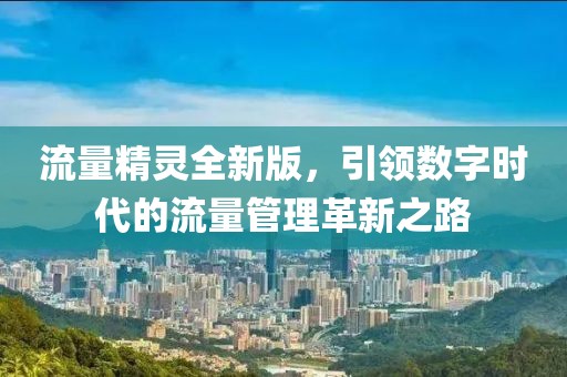 流量精靈全新版，引領數字時代的流量管理革新之路