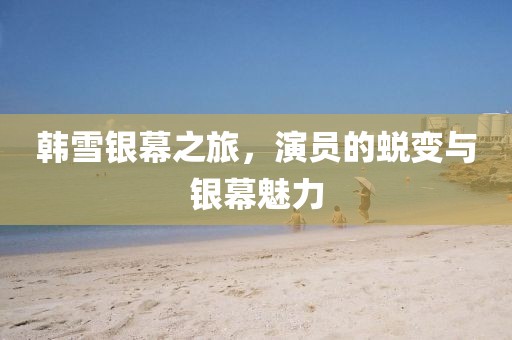 韓雪銀幕之旅,演員的蛻變與銀幕魅力