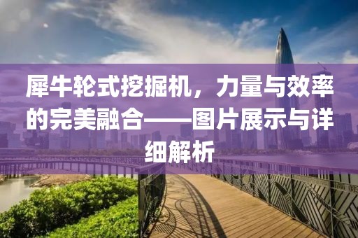 犀牛輪式挖掘機，力量與效率的完美融合——圖片展示與詳細解析
