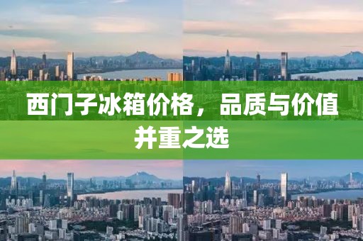 西門子冰箱價(jià)格，品質(zhì)與價(jià)值并重之選