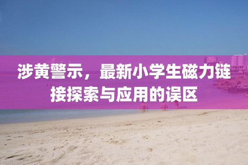 涉黃警示，最新小學生磁力鏈接探索與應用的誤區