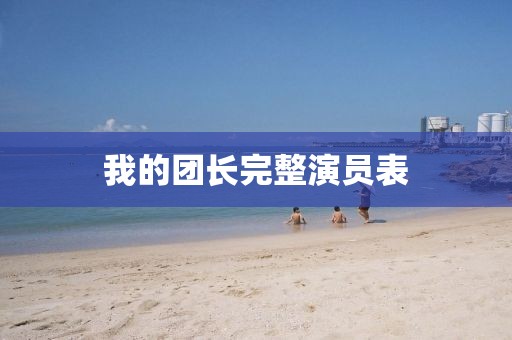 我的團長完整演員表