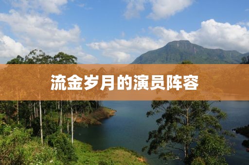 流金歲月的演員陣容