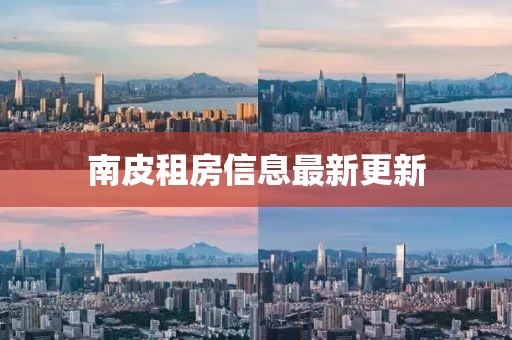 南皮租房信息最新更新