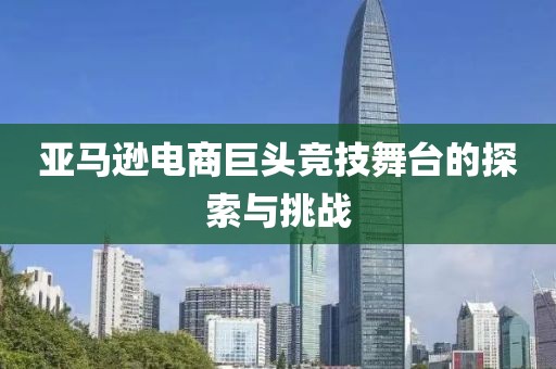 亞馬遜電商巨頭競技舞臺的探索與挑戰