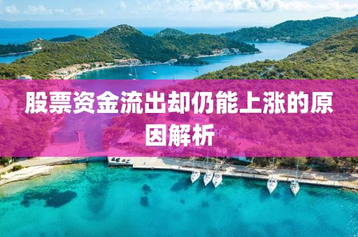 股票資金流出卻仍能上漲的原因解析