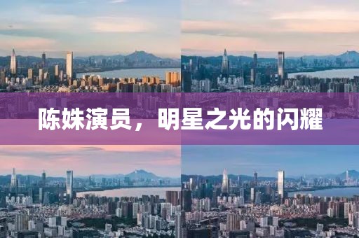 陳姝演員,明星之光的閃耀