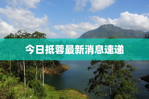 今日抵蓉最新消息速遞