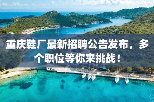重慶鞋廠最新招聘公告發布，多個職位等你來挑戰！