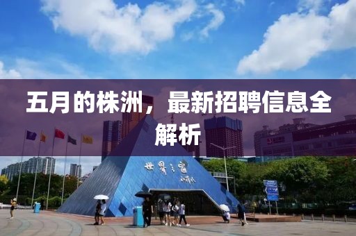 五月的株洲,最新招聘信息全解析