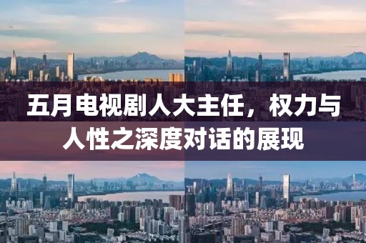 五月電視劇人大主任，權力與人性之深度對話的展現