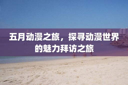 五月動漫之旅，探尋動漫世界的魅力拜訪之旅