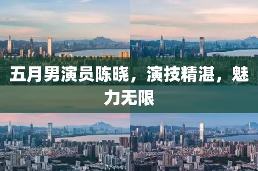 五月男演員陳曉，演技精湛，魅力無限