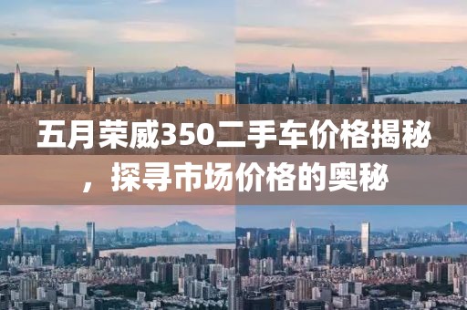 五月榮威350二手車價格揭秘，探尋市場價格的奧秘