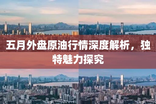 五月外盤原油行情深度解析，獨(dú)特魅力探究