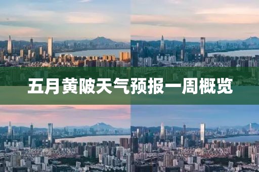 五月黃陂天氣預(yù)報一周概覽