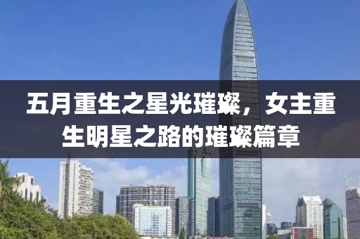 五月重生之星光璀璨，女主重生明星之路的璀璨篇章
