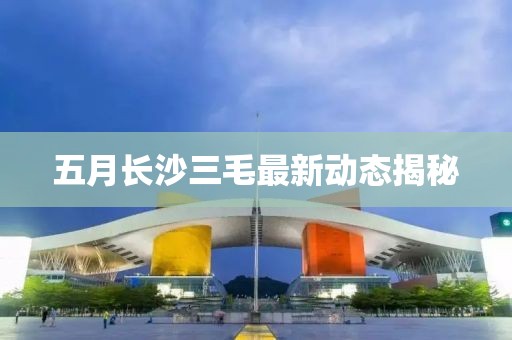 五月長沙三毛最新動態揭秘